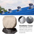 4Pack Turbine Roof Vent Cover Turbine Ventilator Protector Shield 20"x20"inches(51cm51cm) Waterproof Oxford Tarps Adjustable Drawstring Design