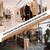 DoubleFill 6 Tier Z-truck Hanger Organizer Stacker Clothes Hanger Holder Hold up 350 Wire Hangers, Stainless Steel Rack Stand Mobile Rack for Laundry Rooms Malls Boutiques 30" W x 22" D x 65 ½"h
