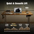 Small Standing Desk, 35"x24" Height Adjustable Sit-Stand for Home Office