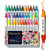 finenolo 72 Colors Acrylic Paint Markers, 36 Dual Brush Tip Art Markers