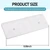 WP67005140 Refrigerator Freezer Door Handle for Whirl-Pool Refrigerator