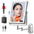 FUNTOUCH 5000mAh Rechargeable Wall Mounted Makeup Mirror with Lights