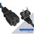 6FT 2-Prong Polarized Extension Cord, Inline On/Off Switch UL/CUL Listed