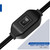 6FT 2-Prong Polarized Extension Cord, Inline On/Off Switch UL/CUL Listed