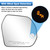 TOP-MAX Passenger Side Mirror Glass Compatible with 2022 2023 2024 Toyota Tundra with Blind Spot Detection, Right Side Convex Power Heated Rearview Mirror with 2 Clips