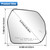 TOP-MAX Passenger Side Mirror Glass Compatible with 2022 2023 2024 Toyota Tundra with Blind Spot Detection, Right Side Convex Power Heated Rearview Mirror with 2 Clips