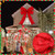 Moucuny 60x75 Inches Large Outdoor Christmas Bow, Wine Red, Style 01