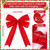 Moucuny 60x75 Inches Large Outdoor Christmas Bow, Wine Red, Style 01
