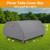 EVRBUL Waterproof Picnic Table Cover 70/72 Inch Heavy Duty 420D for 6 Ft Picnic Table Bench Set,Wind Dust Proof Anti-UV Outdoor Patio Table Bench Cover Winter, Grey