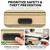 Zynqur Fireproof Travel Jewelry Organizer Case with Lock & 6 Binder Pages