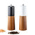 GCFTIFF Wood Salt & Pepper Grinder Set,Adjust for Customized Coarseness