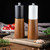GCFTIFF Wood Salt & Pepper Grinder Set,Adjust for Customized Coarseness