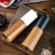GCFTIFF Wood Salt & Pepper Grinder Set,Adjust for Customized Coarseness