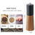 GCFTIFF Wood Salt & Pepper Grinder Set,Adjust for Customized Coarseness