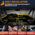 SS VISION Interior Car LED Strip Lights 470 inches Fiber Optic tubing USB Powered RGB 10 in 1 Car Neon with Wireless APP and Remote Control, Ambient Lighting Kits 16 Million Colors,Sync to Music