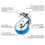 FactorDuty 50 Pack Caster Swivel Plate On Blue Polyurethane Wheels (2" no brake)