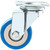 FactorDuty 50 Pack Caster Swivel Plate On Blue Polyurethane Wheels (2" no brake)