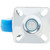 FactorDuty 50 Pack Caster Swivel Plate On Blue Polyurethane Wheels (2" no brake)
