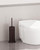 Dowry Toilet Plunger with Holder for Bathroom Bronze