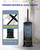 Dowry Toilet Plunger with Holder for Bathroom Bronze