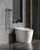Dowry Toilet Plunger with Holder for Bathroom Bronze