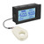AiLi 200A Battery Monitor with Hall Effect Sensor, No Shunt, DC 0-300V Voltmeter Ammeter, State of Charge SOC Ah kWh Power, Non-Contact Through-Hole Install for RV Solar Marine Golf Cart