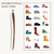 muso wood Shoe Horn Long Handle for Seniors,Wooden Shoehorn for Men, Women, Kids,Pregnancy(Walnut 15")