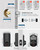 TEEHO TE001 Keyless Entry Deadbolt with Keypad for Front Door, Matte Black