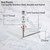 GGStudy 12 Inches Square Rain Shower Head Large Stainless Steel High Pressure Shower Head Ultra Thin Rainfall Bath Shower with Silicone Nozzle Easy to Clean and Install Chrome Shower Head