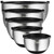 Wildone Mixing Bowls with Lids Set, Stainless Steel Mixing Bowls Set of 5