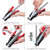 Proster Hog Ring Pliers Kit with 2500pcs Rings Auto-Feed 50pcs Magazine