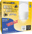 MiracleLED 604621 Wide Angle LED Bug Light, Amber Yellow, 9W Replacing 60W, 2 Count (Pack of 1)