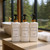 Modern Gold Design Shampoo and Conditioner Dispenser, Large 27oz, 6 Labels