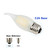 OPALRAY C35 4W LED Candelabra Bulb, Frosted Glass Cover, Clean White Daylight 4000K, Dimmable, E26 Base, 360° Beam Angle, 400Lumens 40W Incandescent Replacement, Flame Tip, 3-Pack