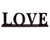 Wooden Love Sign Home Decor Freestanding Cutout Word Table Shelf Decoration