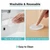 36PCS Self Adhesive Silicone Gel Pads 6 Sheets - Round Soft Spot Pads for Foot Drum Dampeners