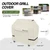 Porch Shield Waterproof Outdoor BBQ Grill Cover 60 inch, Light Tan