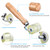 LUMITECO Auto Car Audio Sound Deadening Application Rolling Wheel Roller,Heat Abatement Mat Wallpaper PU Deadener Application Seam Roller