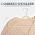 HOUSE DAY Beige Velvet Hangers 60 Pack, Premium Non Slip Clothes Hanger