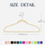 HOUSE DAY Beige Velvet Hangers 60 Pack, Premium Non Slip Clothes Hanger