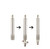 Dial Digital Indicator Extension Stem Rod 5mm Diameter M2.5 Thread ((20mm/40mm/60mm/80mm/100mm) Length