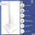 Simshoe Deck Post Base Cover – Durable, Snap-Together Shoe Base Instantly Transforms Hand & Stair Rail Feet – Porch, Stair & Deck Base Brackets Covers – UV-Resistant ABS Plastic (White)