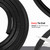 Trim Seal with Side Bulb | PVC Plastic Trim with EPDM Rubber Bulb Seal – Fits 1/16” Edge, 3/8” Bulb Seal Diameterr (20 Feet)