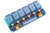 NOYITO 6-Channel Relay Module 5V 12V 24V High Low Level Trigger with Optocoupler Isolation Relay Load AC 250V 10A DC 30V 10A (DC 12V, Blue)