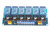 NOYITO 6-Channel Relay Module 5V 12V 24V High Low Level Trigger with Optocoupler Isolation Relay Load AC 250V 10A DC 30V 10A (DC 12V, Blue)