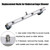 M MINGLE Universal Replacement Nozzle, 1/4’’ NPT Male, Orifice 1.5