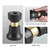 Hose Nozzle, Lichamp Heavy Duty Brass Fireman Style High Power Leak Proof Adjustable Garden Water Sprayer, Suitable for Car Wash, Patio Cleaning, Watering Lawn and Garden, Shower Pets (Black)