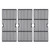 GGC 16 7/8" Grill Grates Replacement for Charbroil 463420508, 463420509, 463420511, 463436213, 463436214, 463440109, 463441312, Master Chef, Thermos and Backyard, 3 PCS 16 7/8 x 9 5/16 Cooking Grids