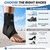 SNEINO Ankle Brace for Women Men - Ankle Support Brace for Sprained Ankle,Ankle Stabilizer for Achilles,Tendon,Sprain,Injury Recovery,Lace up Ankle wrap for Running,Basketball,Volleyball