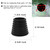 DGQ Patio Umbrella Cone Umbrella Wedge Plug fits umbrella poles up to 1.5"